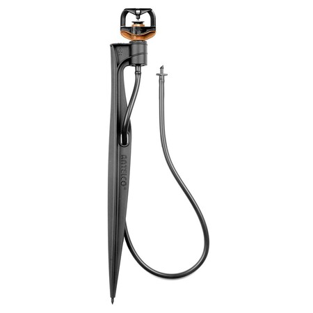 Thrifco Plumbing Rotor Rain Plus Assembled on Stake with 24 Inch Tube & Adaptor 9421451